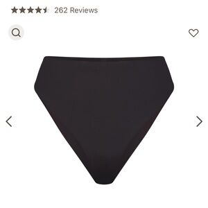 NWT Skims Signature Swim Mid waist bottoms / size XL